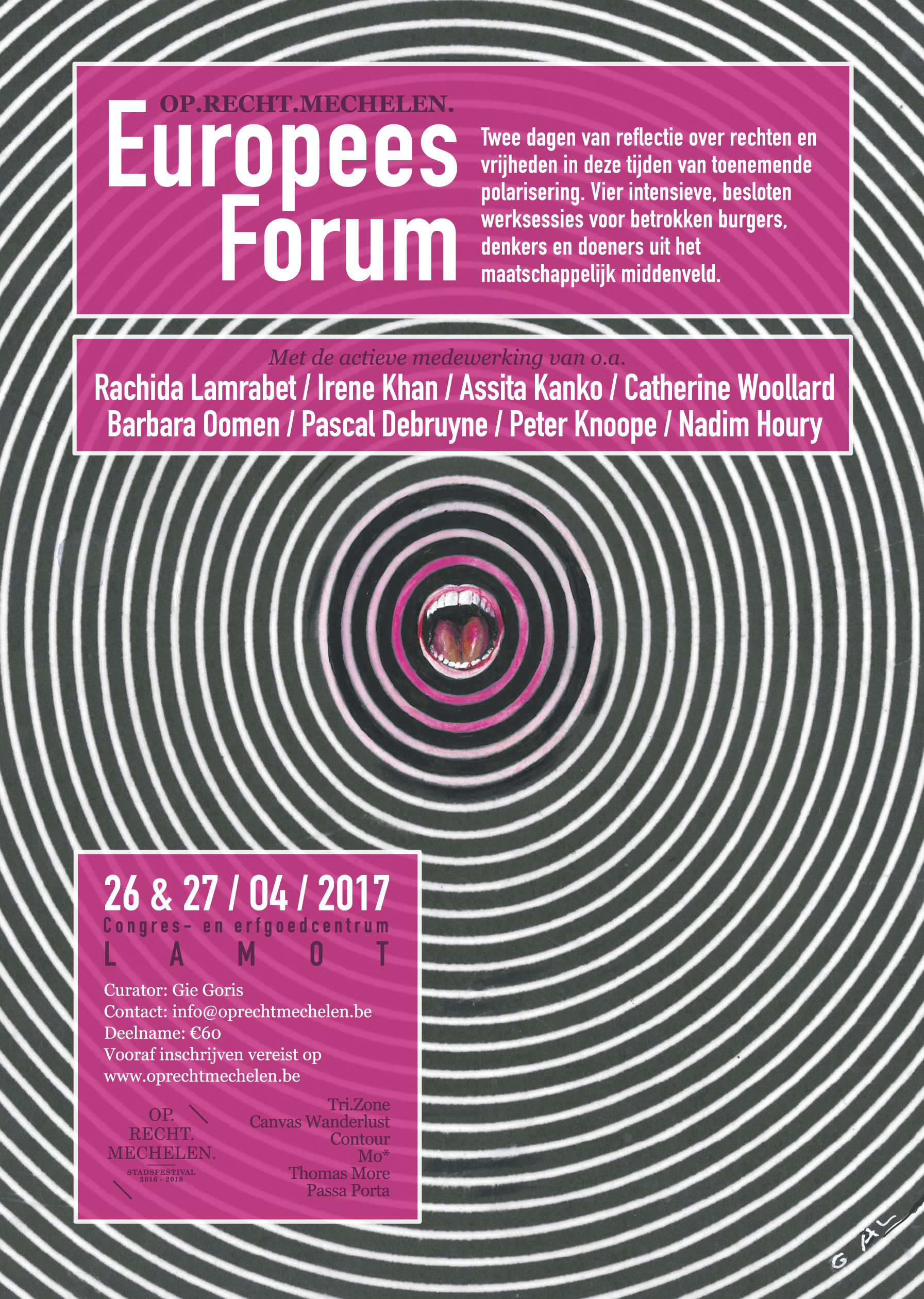 27/4 // Europees Forum over burgerlijke vrijheden en mensenrechten in tijden van polarisering.